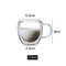 Double Bottom Wall Glass Coffee Cup Thermal Heat Resistant Whiskey Tea Cocktail Vodka Shot Wine Mu 6