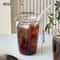 Transparent Juice Milk Coffee Mug Glass Cup Heatresistant TumblerRose Glass Cup Drinkware 6