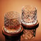 Crystal Whiskey Glasses Rotating Spinning Tumbler Whiskey Glass With Base Wine Brandy Glass Cup Dri 2