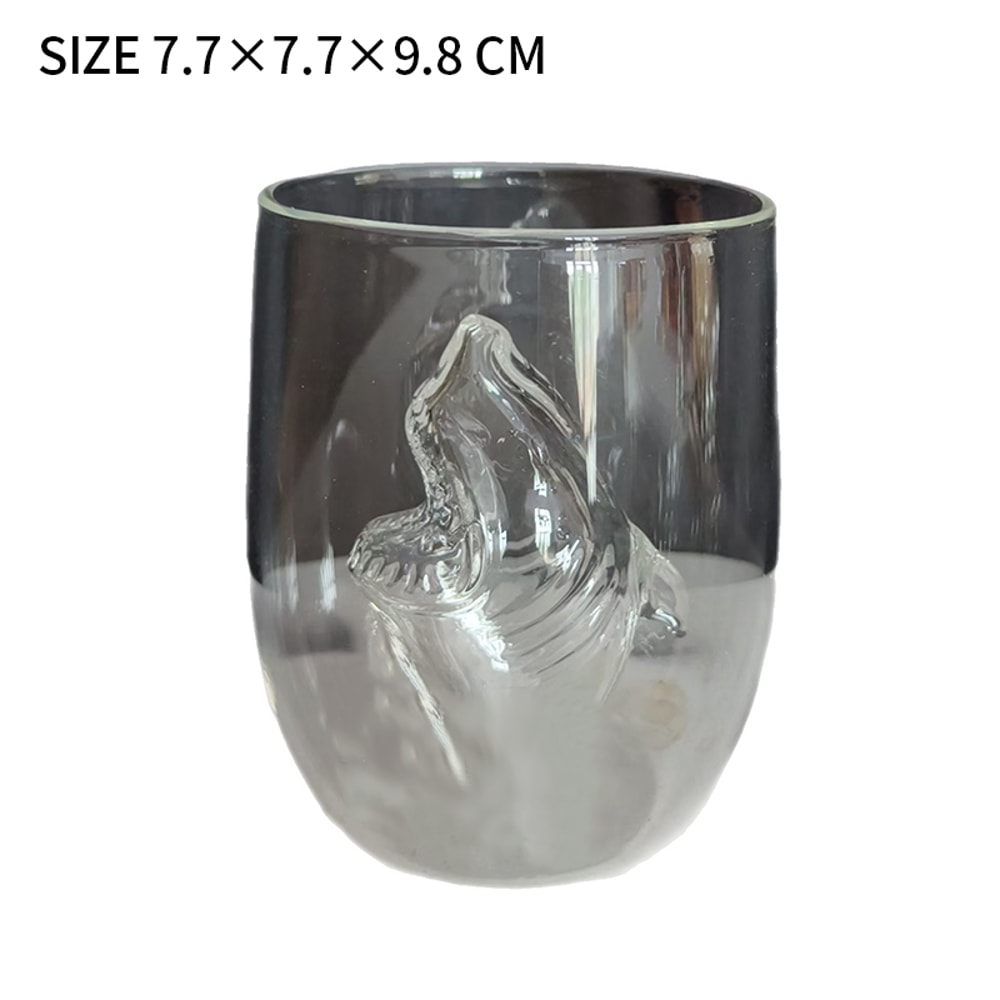 Glass Bruce Shark Whiskey Tumbler Collectible Movie Memorabilia Cup Gift 1