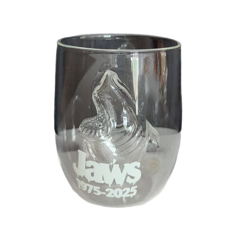 Glass Bruce Shark Whiskey Tumbler Collectible Movie Memorabilia Cup Gift 0