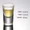 Bar Party Glass Tumblers Chinese Style Drinking Glass For Vodka Tequila Cordial Espresso Liqueur Sh 4