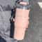 Drinking Coffee Water Cup With Straw Large Capacity Insulation Cup Simple Water Bottle For Office G 2