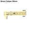 Compact Pocket Vernier Caliper Brass Gauge Small Imperial And Metric Ruler Precision Measuring Tool