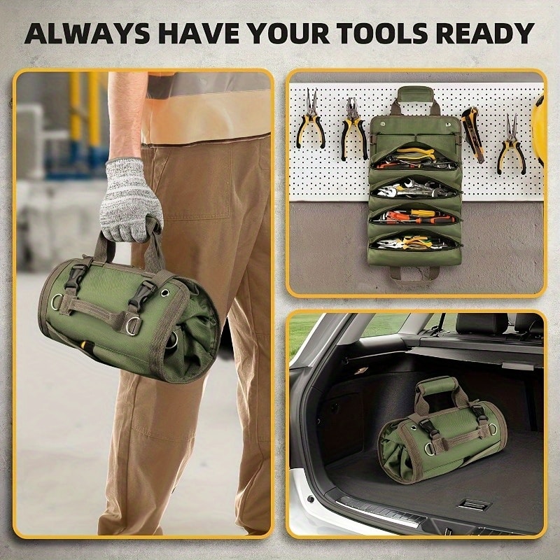 HighQuality Professional MultiPurpose Tool Bag Portable Small Tools Organizer Multi Pocket Hardware 5