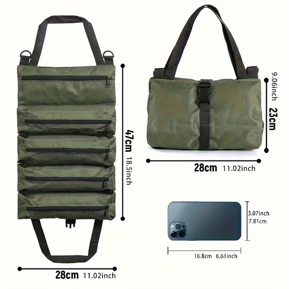 HighQuality Professional MultiPurpose Tool Bag Portable Small Tools Organizer Multi Pocket Hardware 8