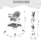 HighQuality Foldable Baby High Chair Large Antislip Pad Toy Rack Easy To Clean 1