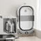 Collapsible Baby Bathtub Portable Travel Bathtub With Thermometer Soft Cushion Drain Hole For Babie 2