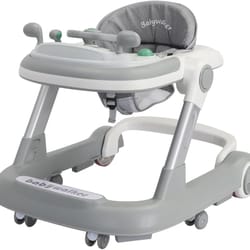 oddler baby push walker, foldable walker with removable feeding tray
