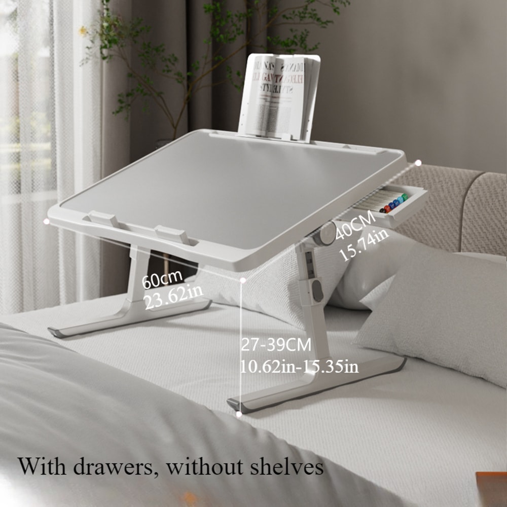 Adjustable Laptop Bed Table Foldable Laptop Tray For Bed Sofa Sofa Chair Floor Portable Height And 6