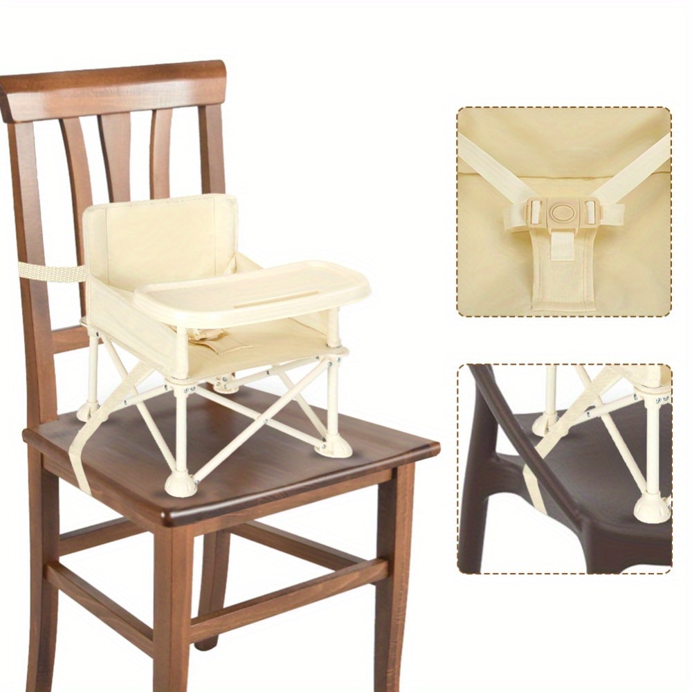 Adjustable High Chair With Detachable Cushion Stylish And Durable Design For Comfortable Feeding 3