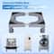 Washing Machine Base With 4 Sturdy Feet Mini Fridge Base NonSlip Washer And Dryer Base Easy Mobilit 3