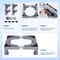 Washing Machine Base With 4 Sturdy Feet Mini Fridge Base NonSlip Washer And Dryer Base Easy Mobilit 5