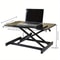 Adjustable Height Standing Desk Riser, Ultra-Slim Single Top Sit Stand Desktop Converter, Ideal for Monitor or Laptop