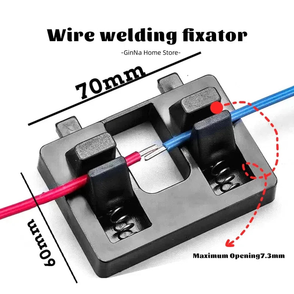 Adjustable Welding Wire Fixture with Suction Bracket, 3D Printer Part, Welding Table Clamp for Soldering