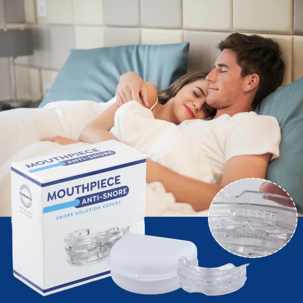 Anti Snoring Mouthpiece Bruxism Sleep Aid Device Improve Sleep Quality 0