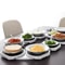 Foldable Dining Table Rotating Food Tray, Space Saving Dish, Outdoor Family Picnic Saucer, Easy Assembly Dining Tools