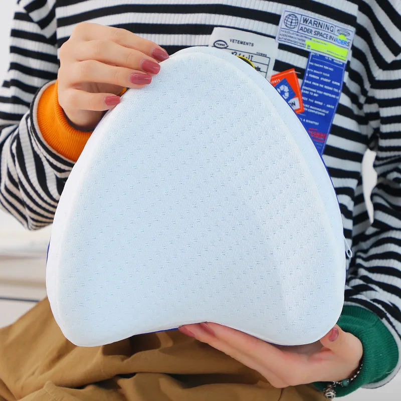 Leg Pillow for Sciatica Relief, Memory Foam Pillow for Back & Leg Pain, Slow Rebound Pillow