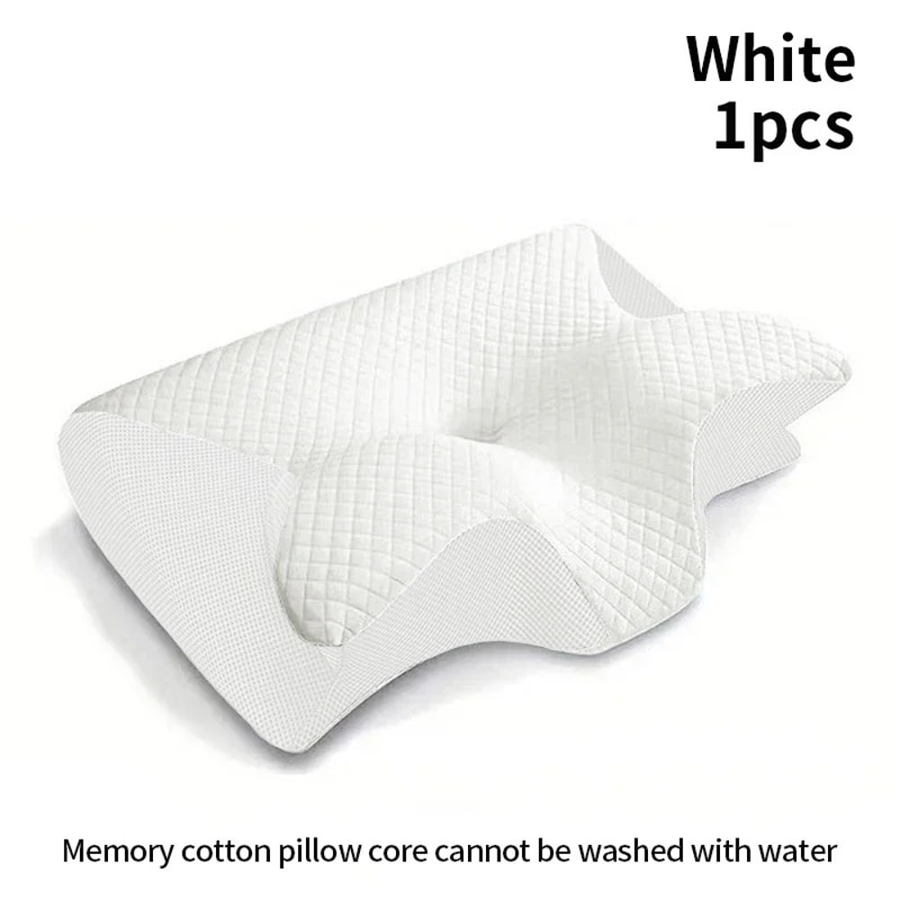 Ergonomic Memory Foam Pillow For Travel Cervical Neck SupportDesign To Help Sleep And Protect Neck 2