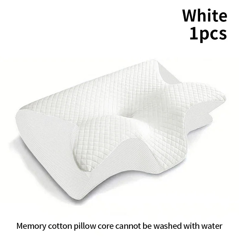 Ergonomic Memory Foam Pillow For Travel Cervical Neck SupportDesign To Help Sleep And Protect Neck 2