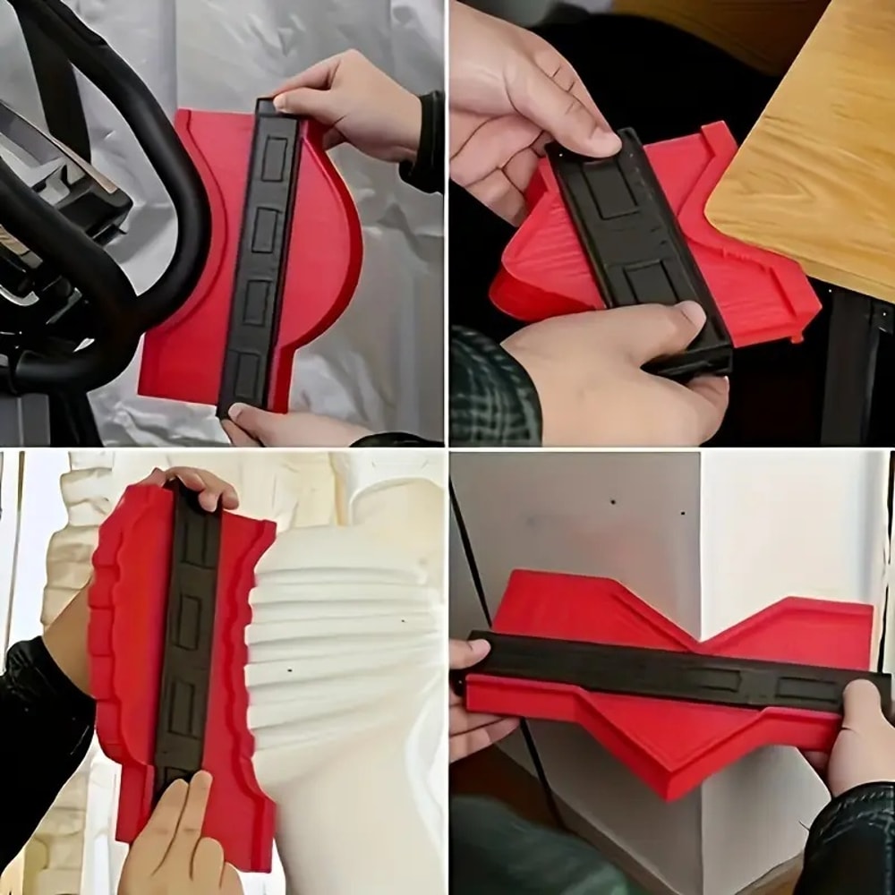 Shape Contour Gauge Duplicator Profile Tool For Ceramic Tiling Tile Carpet Marking Cutting Template 5