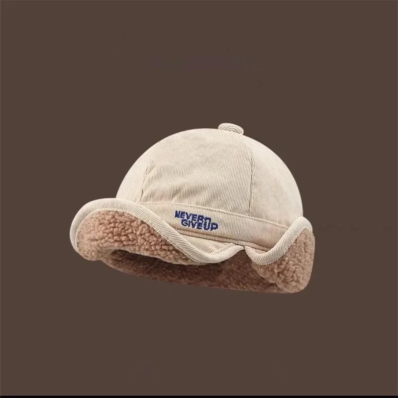 Multifunctional Winter Warm Thicken Duck Tongue Ear Protection Hat Windproof Fleecelined LeiFeng Ha