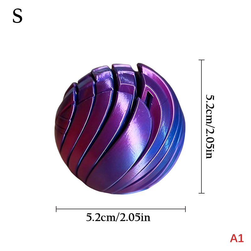 Printed Slime Ball Fidget Toy Twistsphere Gear Liquid Flow Ball With Rotating Design Stress Relief 6