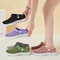 2025 Summer New Womens Shoes Fashion Casual Breathable Mesh Slippers Shoes A Slipon Half Support Sh 1