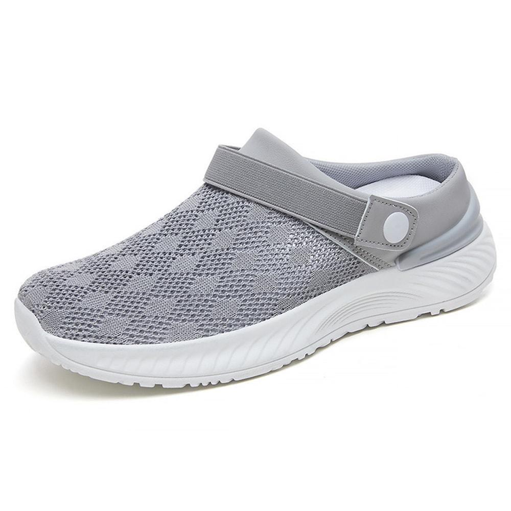 2025 Summer New Womens Shoes Fashion Casual Breathable Mesh Slippers Shoes A Slipon Half Support Sh 10