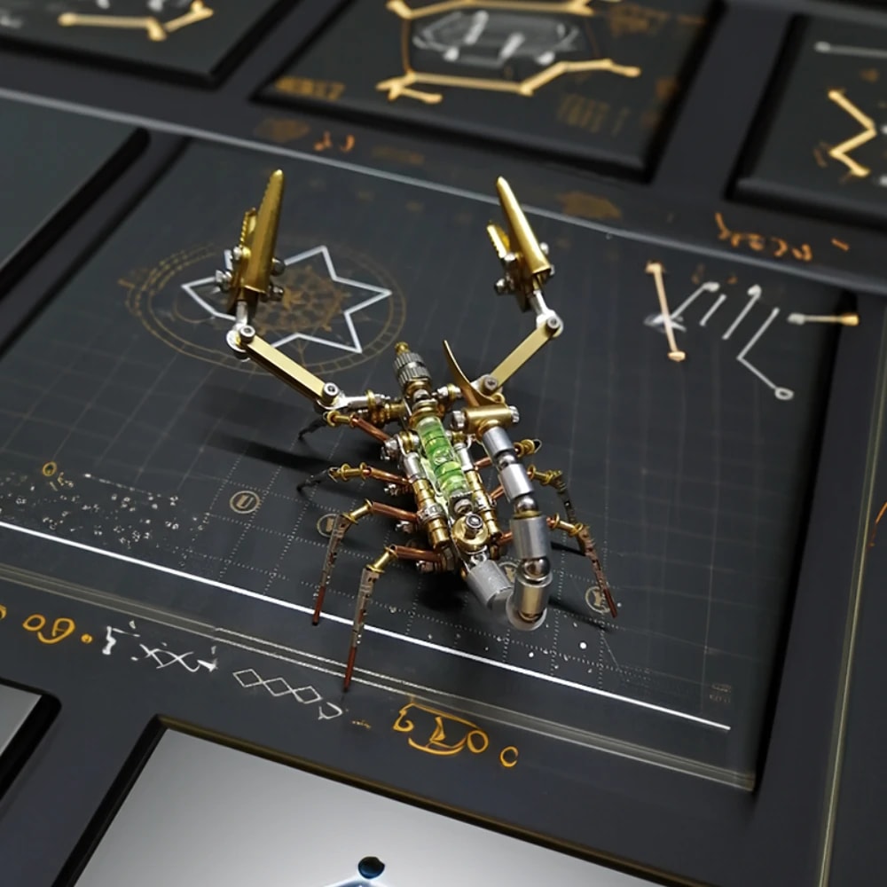 DIY Mechanical Spider Kit, Cyberpunk Metal Puzzles, Creative Insect Assembly, Handmade Metal Puzzle