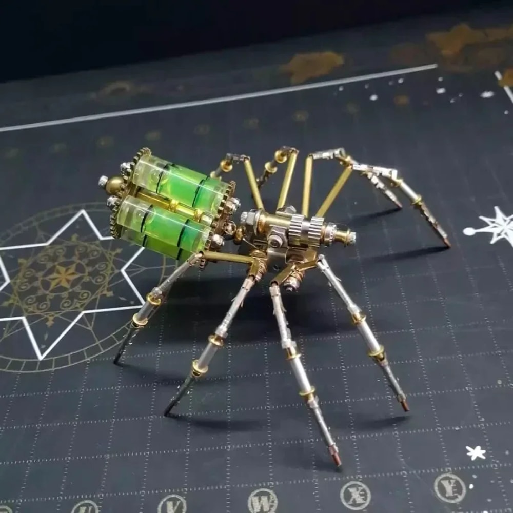 DIY Mechanical Spider Kit, Cyberpunk Metal Puzzles, Creative Insect Assembly, Handmade Metal Puzzle
