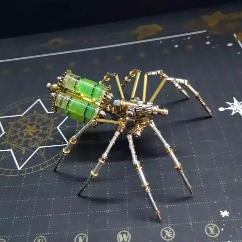 DIY Mechanical Spider Kit, Cyberpunk Metal Puzzles, Creative Insect Assembly, Handmade Metal Puzzle