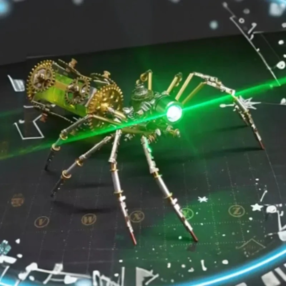 DIY Mechanical Spider Kit, Cyberpunk Metal Puzzles, Creative Insect Assembly, Handmade Metal Puzzle