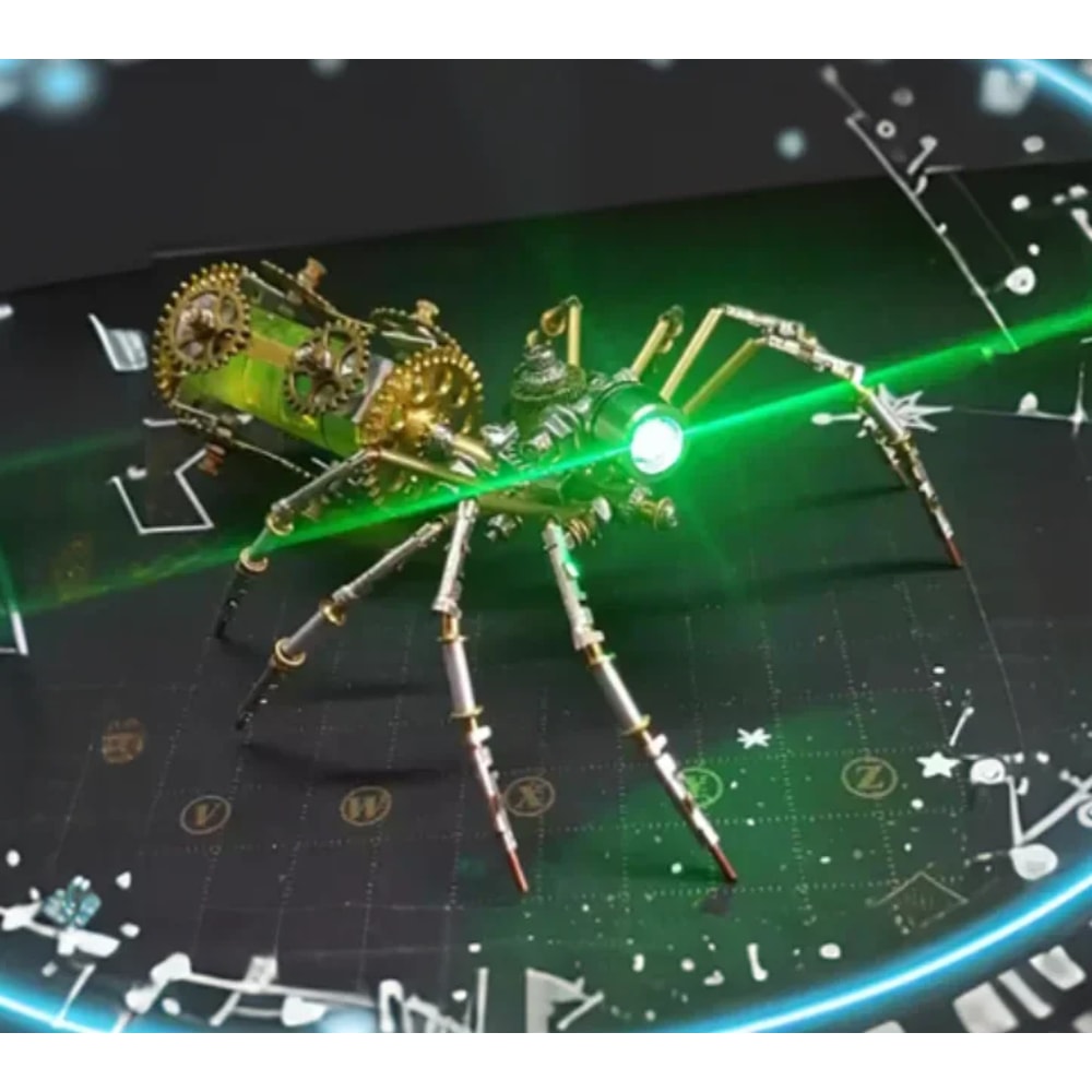DIY Mechanical Spider Kit, Cyberpunk Metal Puzzles, Creative Insect Assembly, Handmade Metal Puzzle
