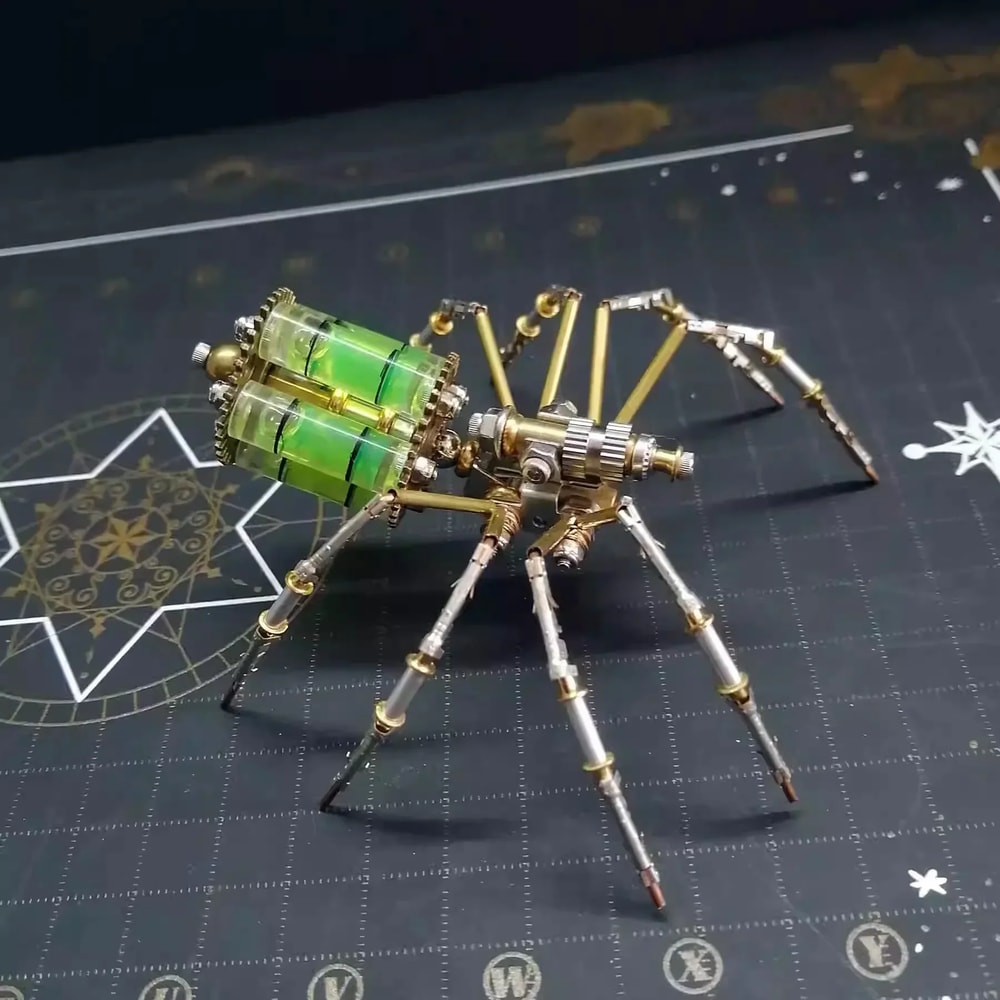 DIY Mechanical Spider Kit, Cyberpunk Metal Puzzles, Creative Insect Assembly, Handmade Metal Puzzle