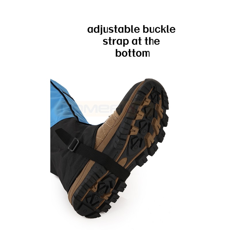 Durable Waterproof Leg Covers Elastic Strap Protection For Hiking Skiing Climbing Outdoor Work Long 3