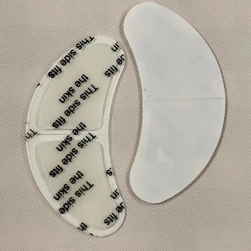 Replacement Gel Eye Pads for EMS Pulse Micro-current Eye Care Device, Remover Gel Pads for Refreshing Eyes