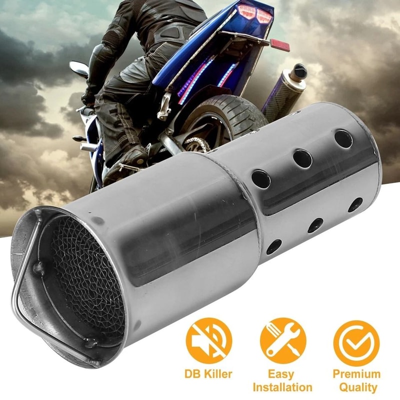 Universal Motorcycle Exhaust Can Muffler Insert DB Killer Silencer Steel Muffler For Noise Reductio