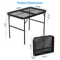 Aluminum Picnic Adjustable Folding Table 35x23 Grill Stand Table For Camping Portable Grill Table 12
