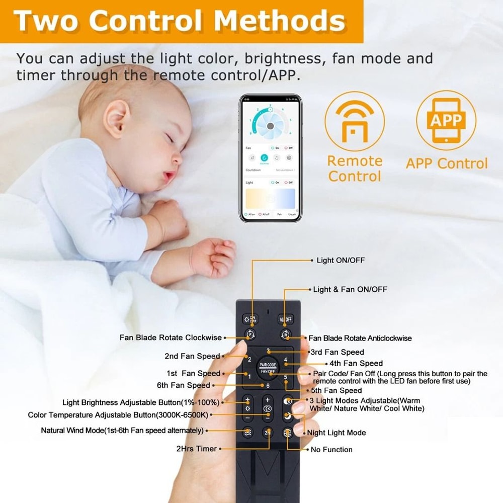 LED Ceiling Fan Light For Bedroom Living Room Modern Round Pendant Fan Lamp Adjustable Speeds Smart