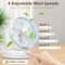 WallMounted Portable Desktop Fan Rechargeable Adjustable Wind Speeds Quiet Brushless Motor 6