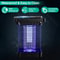 Outdoor Solar Powered Mosquito Fly Bug Zapper Insect Killer Lamp UV Light Waterproof Electric Trap 5