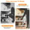 Pull Out Cabinet Organizer Kitchen Drawer Carbon Steel Pull Shelf Holder Easy Install Rustproof Org 9
