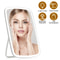 LED Lighted Makeup Mirror Brightness Adjustable Vanity Desk Mirror USB Rechargeable With Light Colo 4