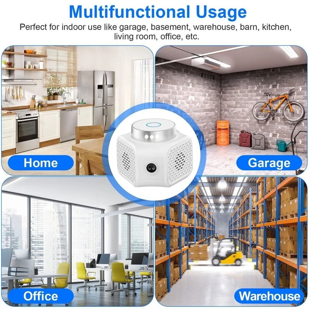 Ultrasonic Rodent Chase Repeller Plugin Mouse And Rat Control Indoor Pest Control For Mice Roaches 6