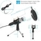 USB Condenser Microphone Tripod Stand Game Chat Recording For Computer Studio Use 2