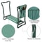 Garden Kneeler Seat Bench With EVA Pad Foldable Stool Tool Pouch Sturdy Iron Construction Perfect F 1