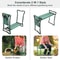 Garden Kneeler Seat Bench With EVA Pad Foldable Stool Tool Pouch Sturdy Iron Construction Perfect F 4