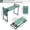 Garden Kneeler Seat Bench With EVA Pad Foldable Stool Tool Pouch Sturdy Iron Construction Perfect F 6