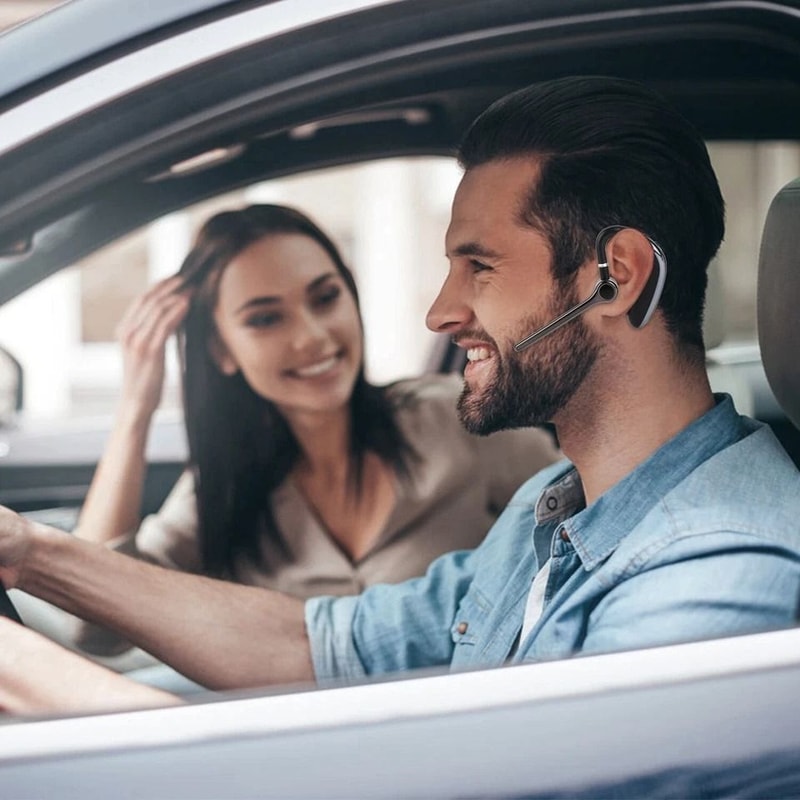 Noise Cancelling Wireless Earpiece Trucker Earbuds For Driving Stable Connection 7